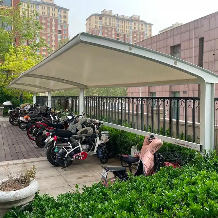 弥渡县膜结构电动车棚